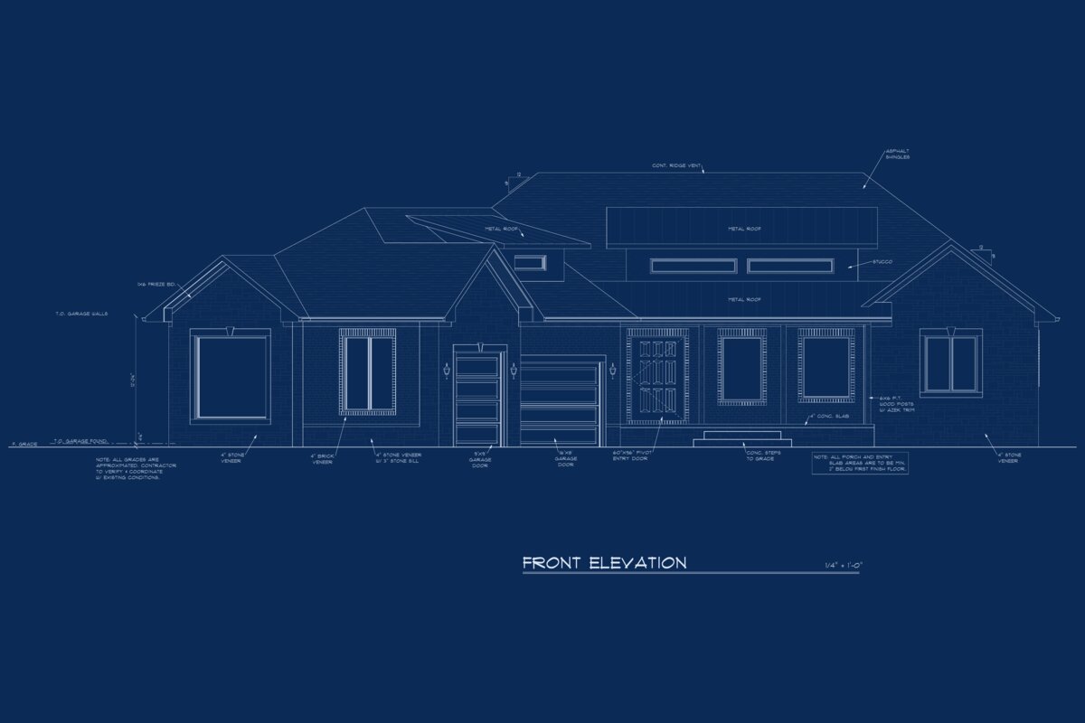 Modern Ranch — the builder's own home in Michigan